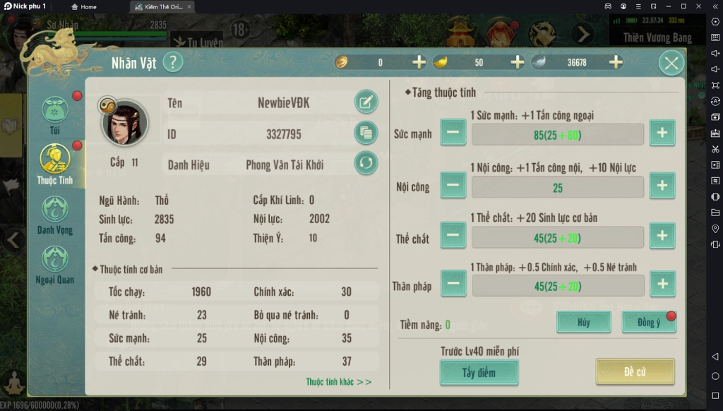 『HƯỚNG DẪN』Kiếm Thế Origin: Giới Thiệu Môn Phái Võ Đang & Hướng Dẫn Build Sơ Lược