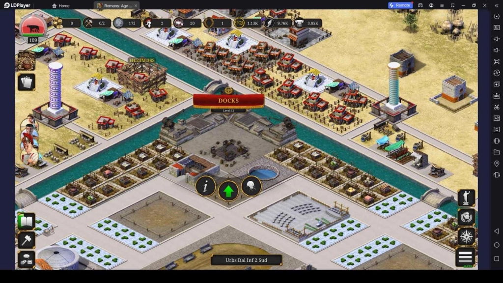 Docks in the Romans: Age of Caesar