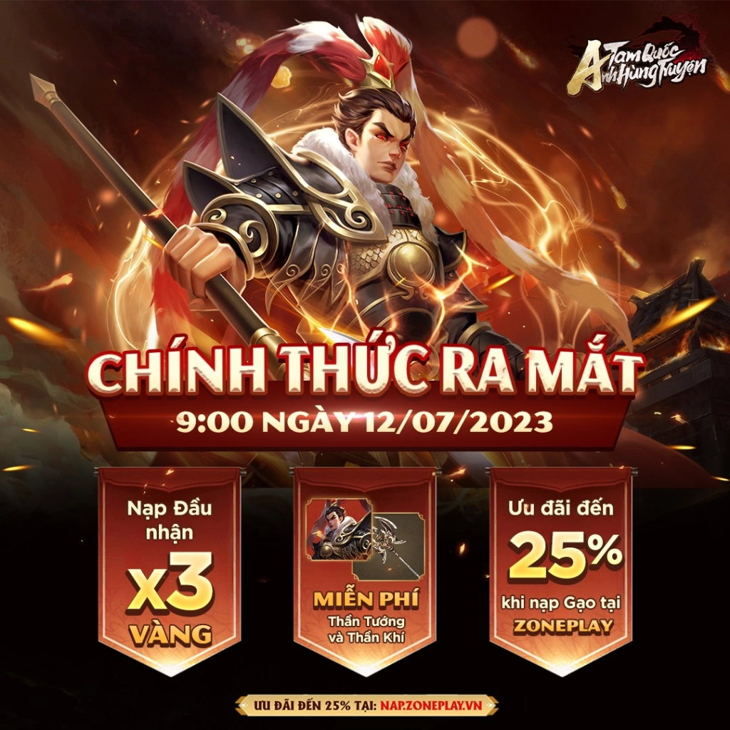 『HƯỚNG DẪN』Tam Quốc Anh Hùng Truyện: Hướng Dẫn Tân Thủ Chơi Chuẩn Tăng Nhanh Lực Chiến