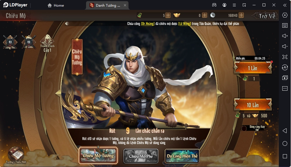 『HƯỚNG DẪN』 Danh Tướng Thiên Hạ: Hướng Dẫn Tân Thủ Giai Đoạn Đầu Game