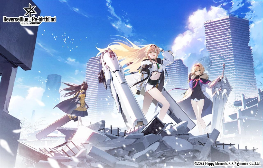 Happy Elements × グリモアが贈る完全新作RPG 『リバースブルー×リバースエンド』を発表