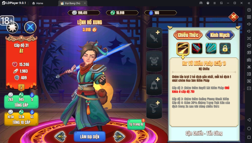 『HƯỚNG DẪN』Đại Bang Chủ: Hướng Dẫn Tân Thủ Chơi Chuẩn Đầu Game