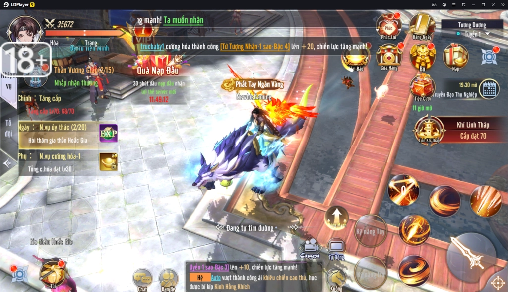 『HƯỚNG DẪN』Nhất Kiếm Môn: Phân Tích cách chơi Kiếm Thánh&nbsp; & cách tải game trên PC