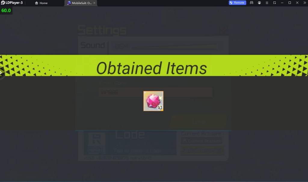 MobileSuit Origin แจก Giftcode (3 โค้ด) ไอเทมเพียบ!! อัปเดตเรื่อยๆ พร้อมวิธีกรอก บน LDPlayer9