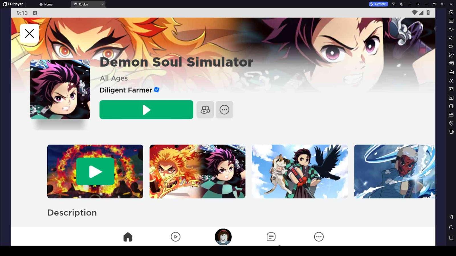 Playing The NEW Demon Soul Game On Roblox