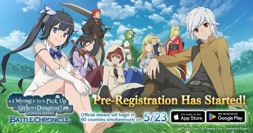 『GAME MỚI』DanMACHI Battle Chronicle siêu phẩm nhập vai Anime sắp sửa ra mắt trên 80 quốc gia