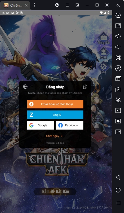 『HƯỚNG DẪN』Reroll Chiến Thần AFK nhiều tài khoản nhanh và gọn trên PC