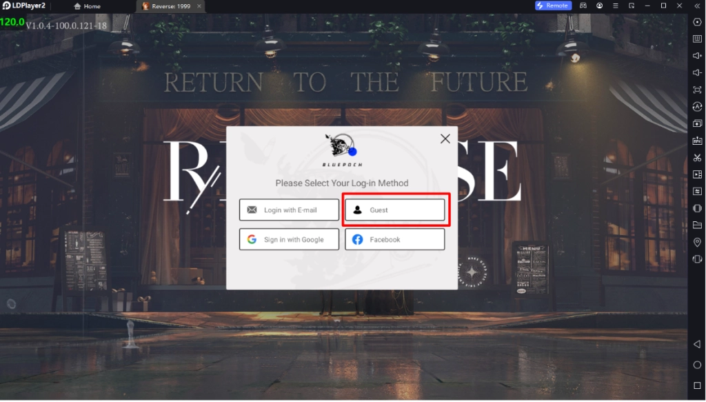 Reverse: 1999 (Global) เล่นแบบ 120 FPS  ระบบน่าสนใจ & วิธีรีไอดี Reroll ง่ายๆ เร็ว 4 เท่าเบื้องต้น บน LDPlayer9