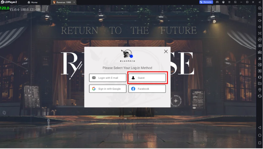 Reverse: 1999 (Global) เล่นแบบ 120 FPS ระบบน่าสนใจ & วิธีรีไอดี Reroll ง่ายๆ เร็ว 4 เท่าเบื้องต้น บน LDPlayer9