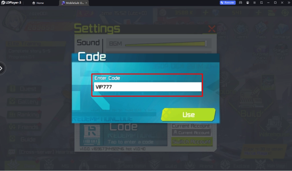 MobileSuit Origin แจก Giftcode (3 โค้ด) ไอเทมเพียบ!! อัปเดตเรื่อยๆ พร้อมวิธีกรอก บน LDPlayer9