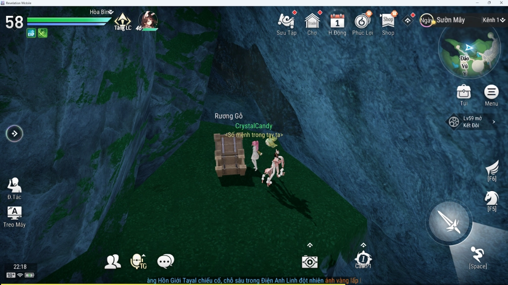 『HƯỚNG DẪN』Revelation - Thiên Dụ VNG vị trí rương báu thám hiểm Sườn Mây phần 1