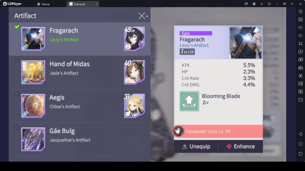 Quoi utiliser pour les artefacts