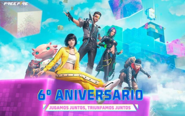 NUEVA ACTUALIZACIÓN DE FREE FIRE: 6° Aniversario