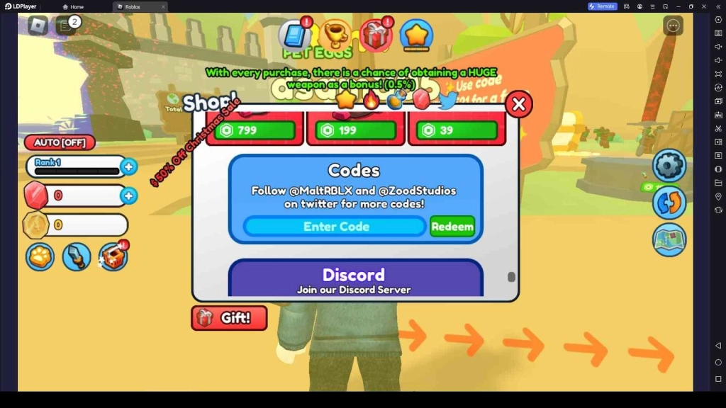 Roblox Sword Simulator Codes for Valuable Rewards - November 2023