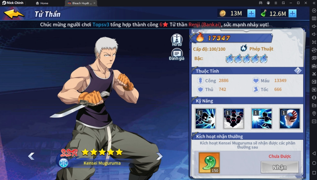 『HƯỚNG DẪN』Bleach Huyết Chiến: Top 6 Tướng Mạnh Nhất Trong Giai Đoạn Đầu Game