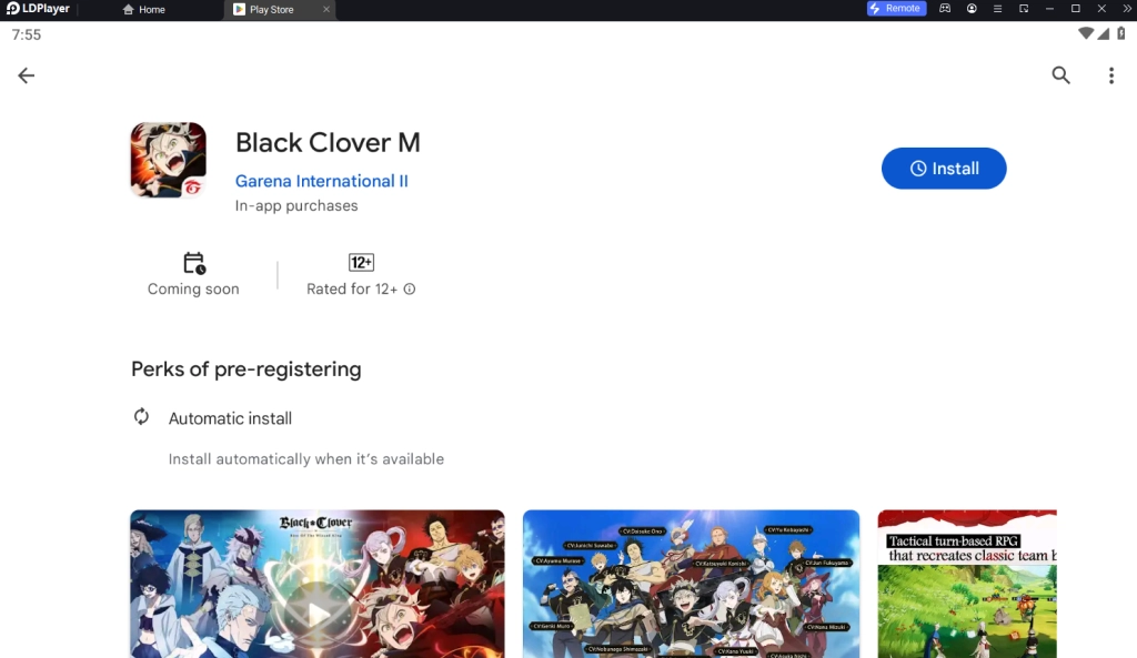 Black Clover M (Global) สอนดาวน์โหลดเล่นได้แน่ 100% ในเซิร์ฟแคนนาดา ข่าวดีเล่นแล้วเชื่อมสโตร์ไทยด้วยนะ บน LDPlayer9