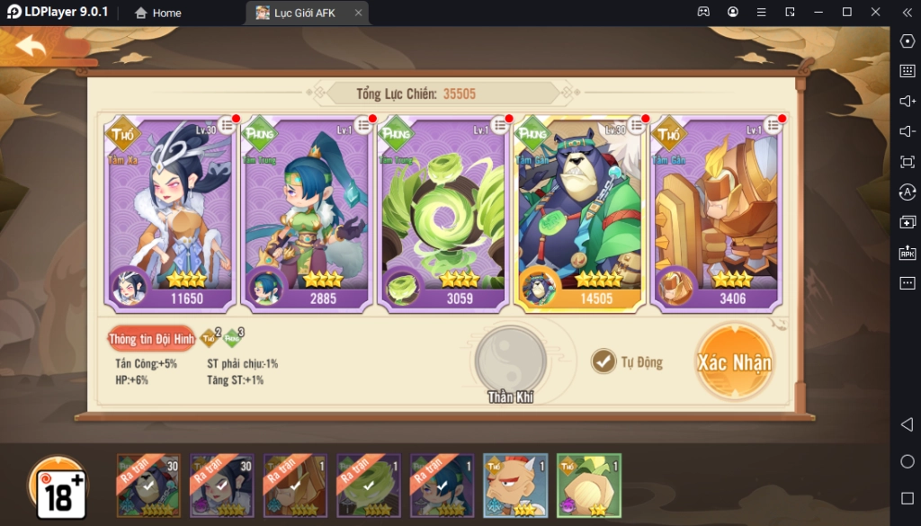 『HƯỚNG DẪN』Lục Giới AFK: Hướng Dẫn Tân Thủ Cách Chơi Chuẩn Đầu Game