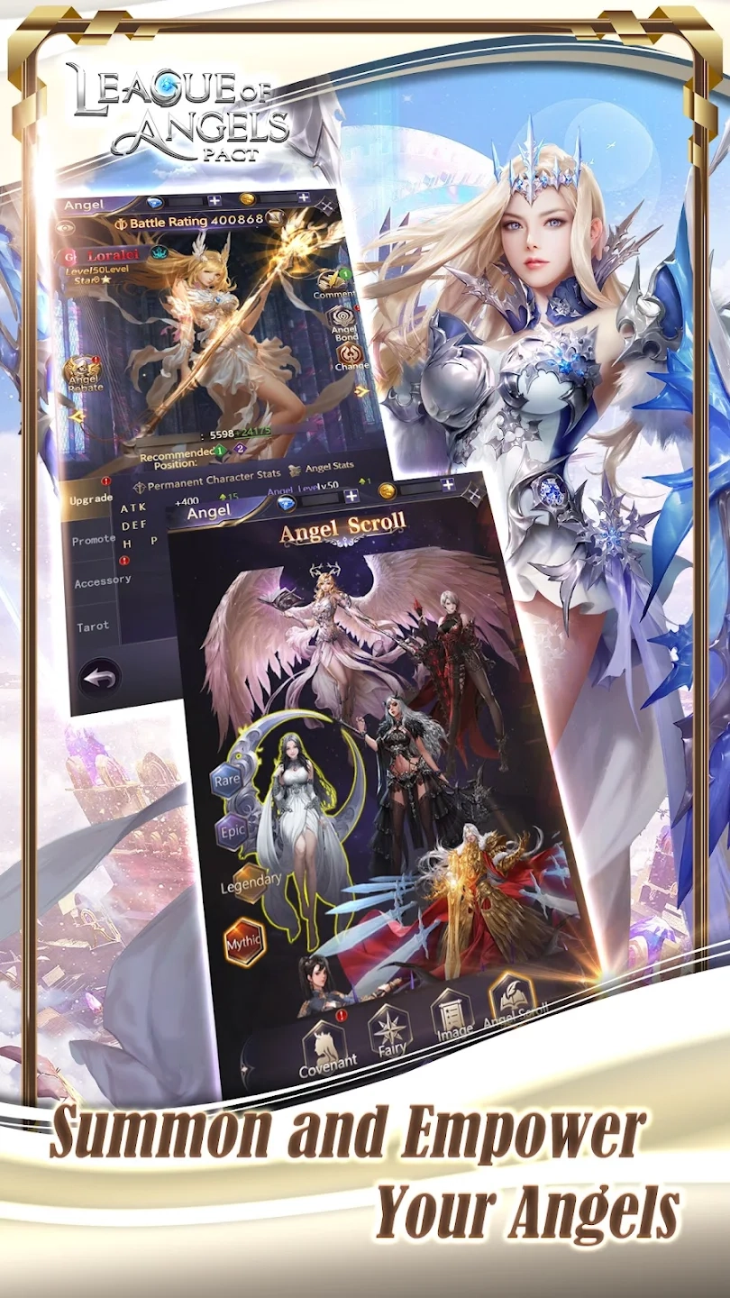 Reviva o MMORPG em League of Angels: Pact! Faça o pré-registro!