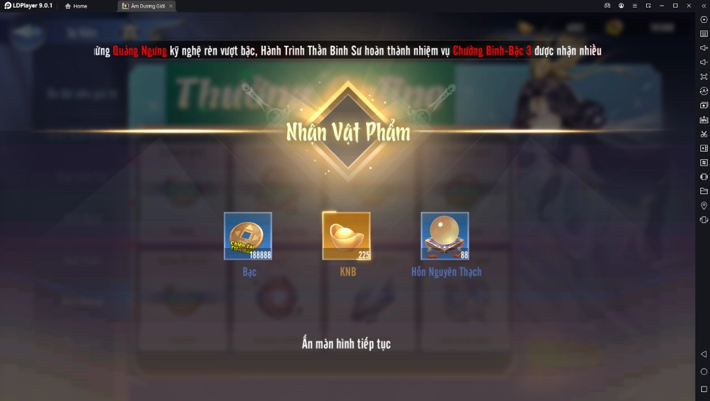 『HƯỚNG DẪN』Âm Dương Giới: Hướng Dẫn Kiếm Nhiều Kim Nguyên Bảo Đầu Game