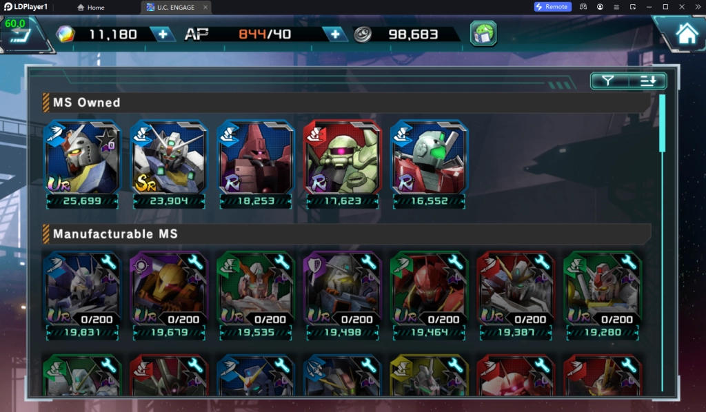 MOBILE SUIT GUNDAM U.C. ENGAGE (Global) แนะนำวิธีผูก & รีไอดี แบบโครตเร็ว 4 เท่าพร้อมตัวที่ควรเลือกฟรีใช้ยาวๆ บน LDPlayer9