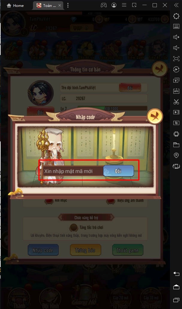 『GIFTCODE』Tổng hợp code mới nhất TOÀN DÂN VÕ QUÁN & Cách tải game trên PC