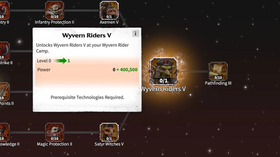 Améliorer des unités en tant que nouveau joueur