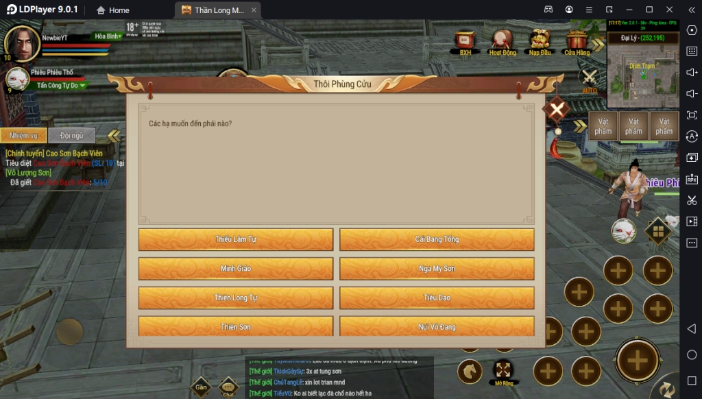 Thần Long Mobile: Hướng Dẫn Tân Thủ Cách Chơi Chuẩn Giai Đoạn Đầu