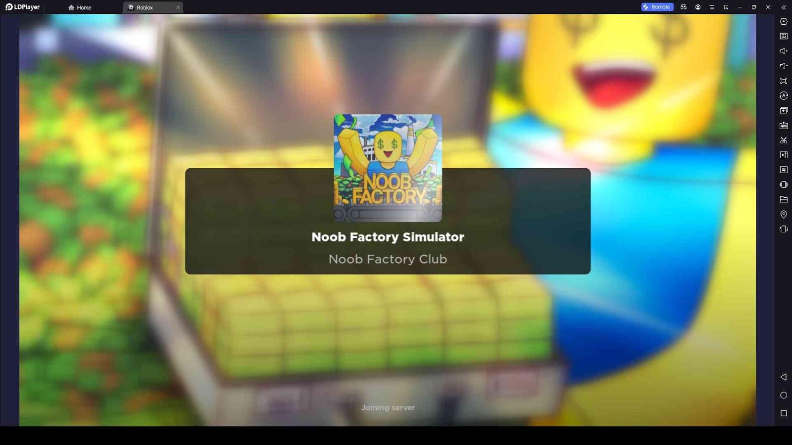 Noob Factory Simulator - Roblox