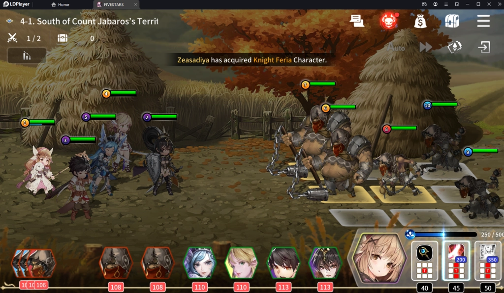 Five Stars (Global) แนะนำเทคนิค Reroll หาตัวละครพร้อมตั้งค่าบอทฟาร์มได้เร็วขึ้น บน LDPlayer9