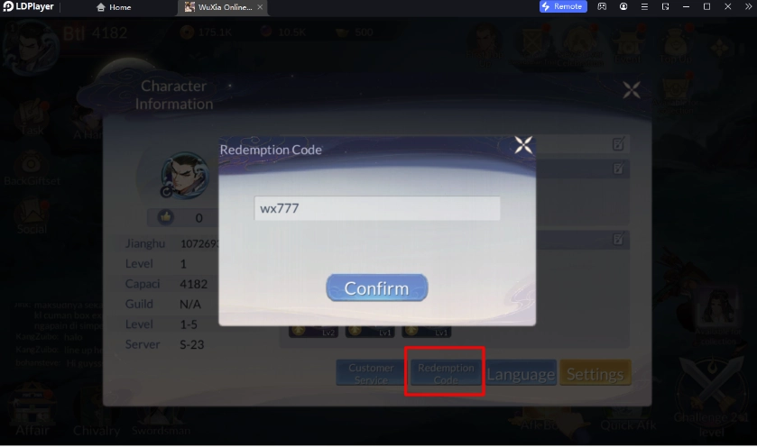 Wuxia Online Idle (Global) แจก Giftcode (5 โค้ด) ไอเทมเพียบ!! อัปเดตเรื่อยๆ พร้อมวิธีกรอกบน LDPlayer9