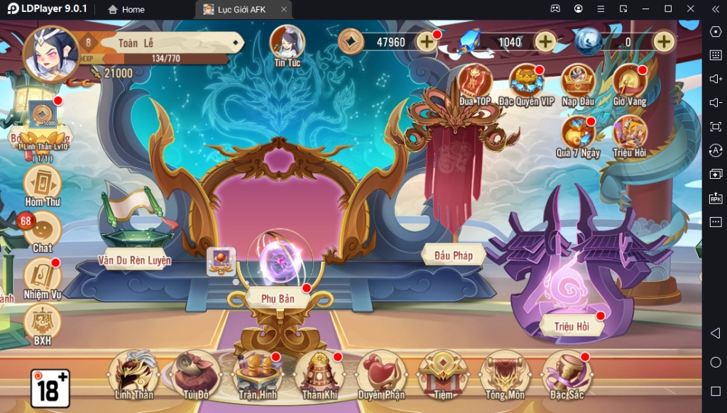 『HƯỚNG DẪN』Lục Giới AFK: Hướng Dẫn Tân Thủ Cách Chơi Chuẩn Đầu Game