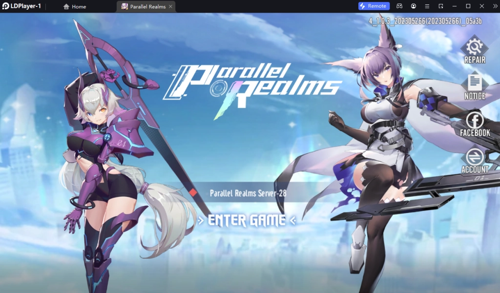 Parallel Realms (Global) เกม RPG จัดทีมตัวละครโมเอะหูแมววิธีรีไอดี Reroll หาตัวที่ใช่ สำหรับมือใหม่!! บน LDPlayer9