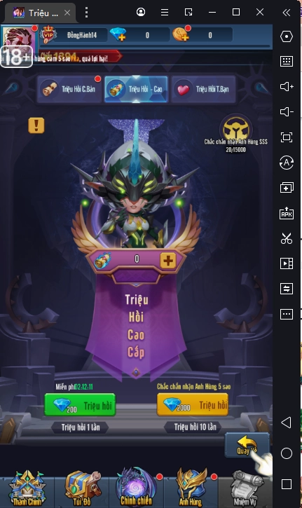 『GIFTCODE』Tổng hợp Giftcode “Triệu Hồi Sư AFK” của NPH SohaGame & Cách tải game trên PC
