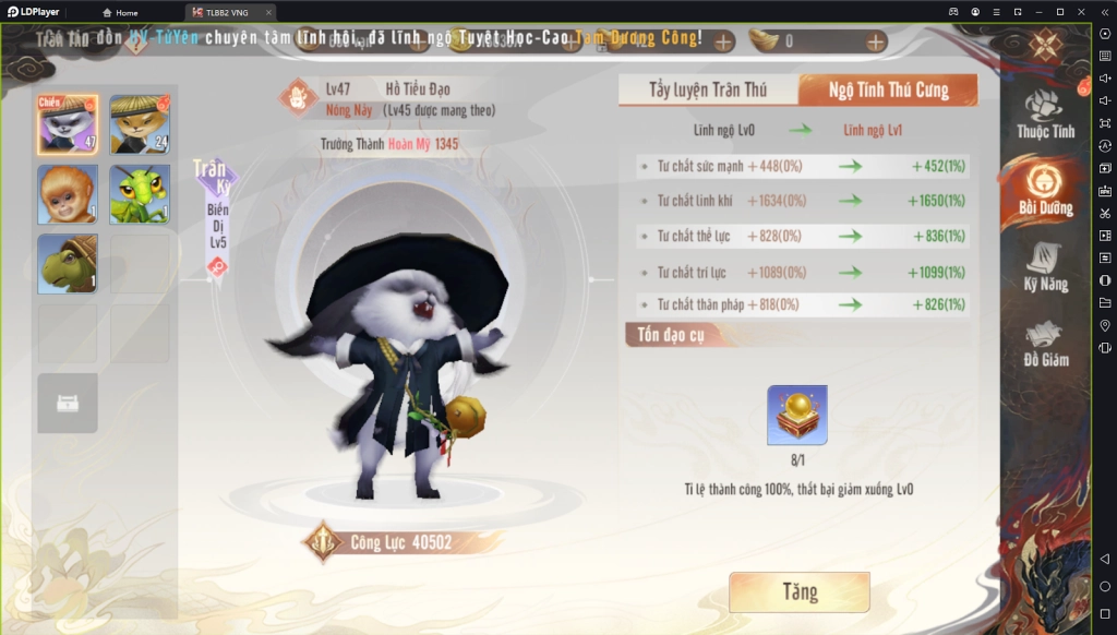 『HƯỚNG DẪN』Thiên Long Bát Bộ 2 VNG: Hướng dẫn Sinh sản “Trân thú” Tư chất cao và một số lưu ý tăng & cách tải game trên PC