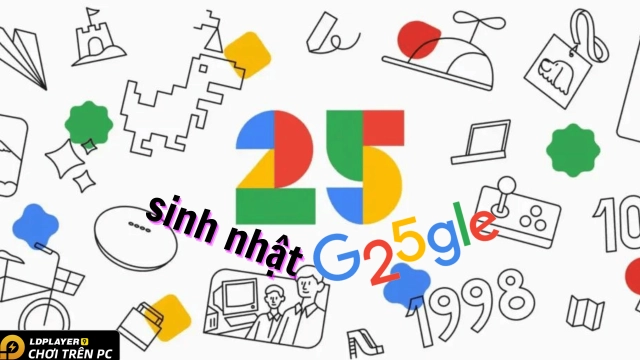 『TIN TỨC』Chúc mừng sinh nhật lần thứ 25 của Google. Doodle độc đáo và điểm lại những logo trong lịch sử.
