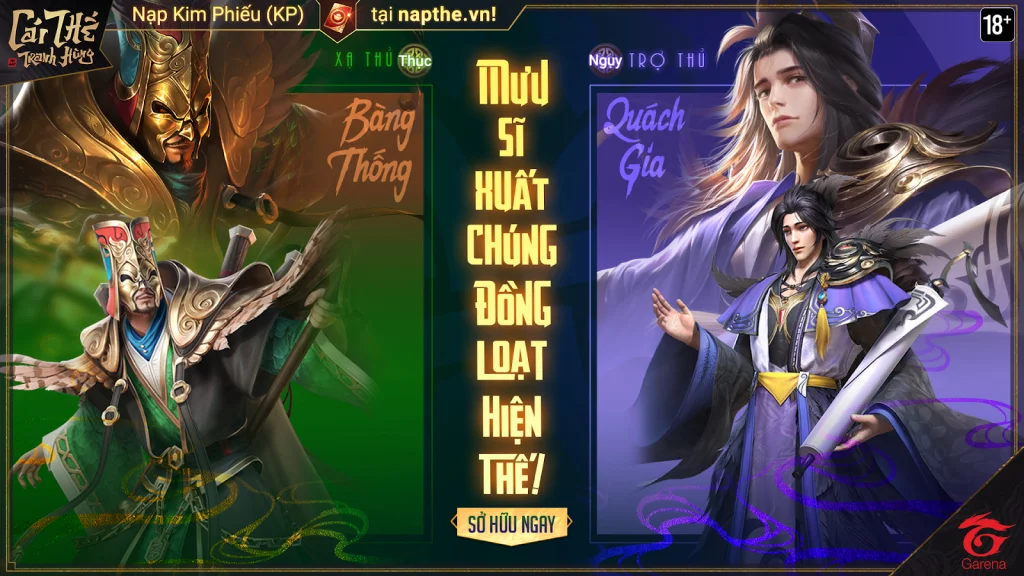 『HƯỚNG DẪN』CÁI THẾ TRANH HÙNG hướng dẫn build Quách Gia và đội hình đề xuất