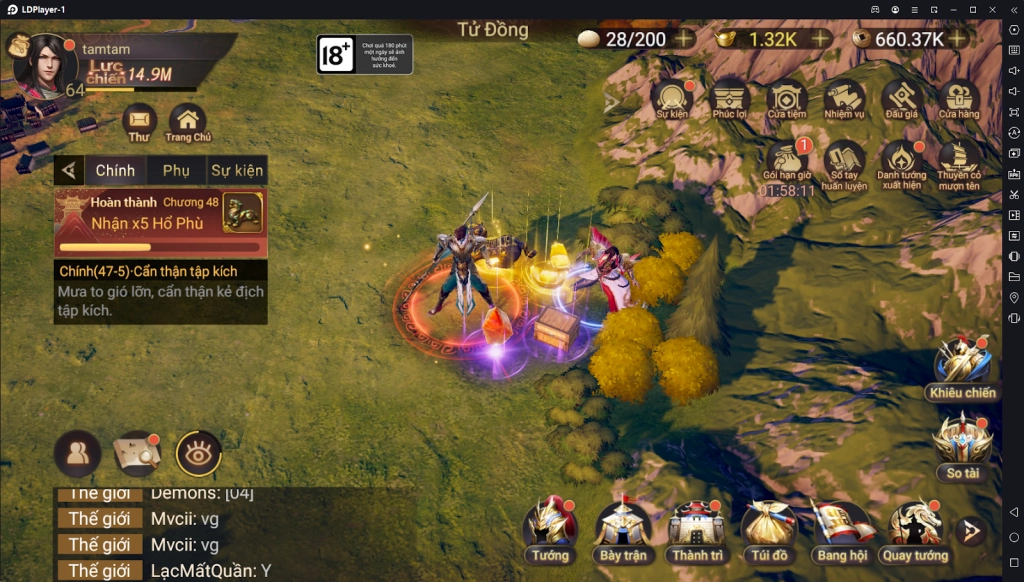 『HƯỚNG DẪN』Cái Thế Tranh Hùng: Vị Trí Đào Kho Báu Từ Chương 46 - 54