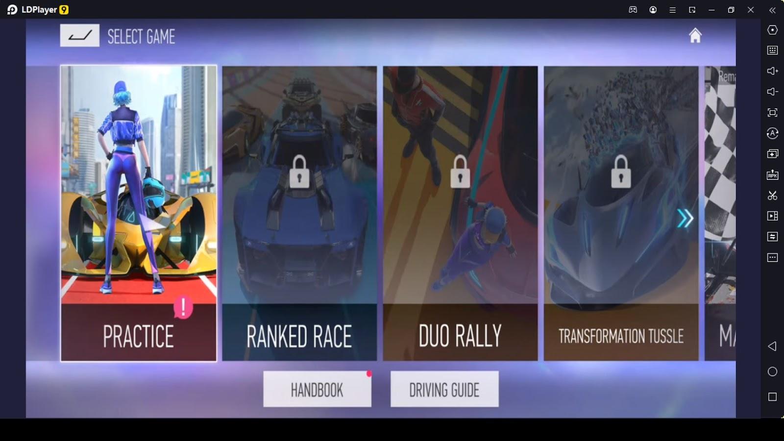 Ace Racer Race Modes