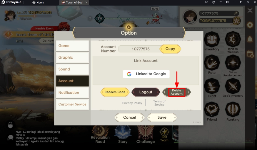 Tower of God : Great Journey (Global)  แนะนำตัวละครที่ควรหา พร้อมตั้งค่าบอทและวิธีรีไอดี Reroll บน LDPlayer9