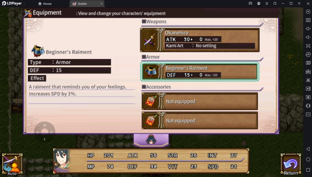 RPG Jinshin เกมแนว Turn-Based RPG ใช้กลยุทธิ์พิชิตความชั่วร้าย