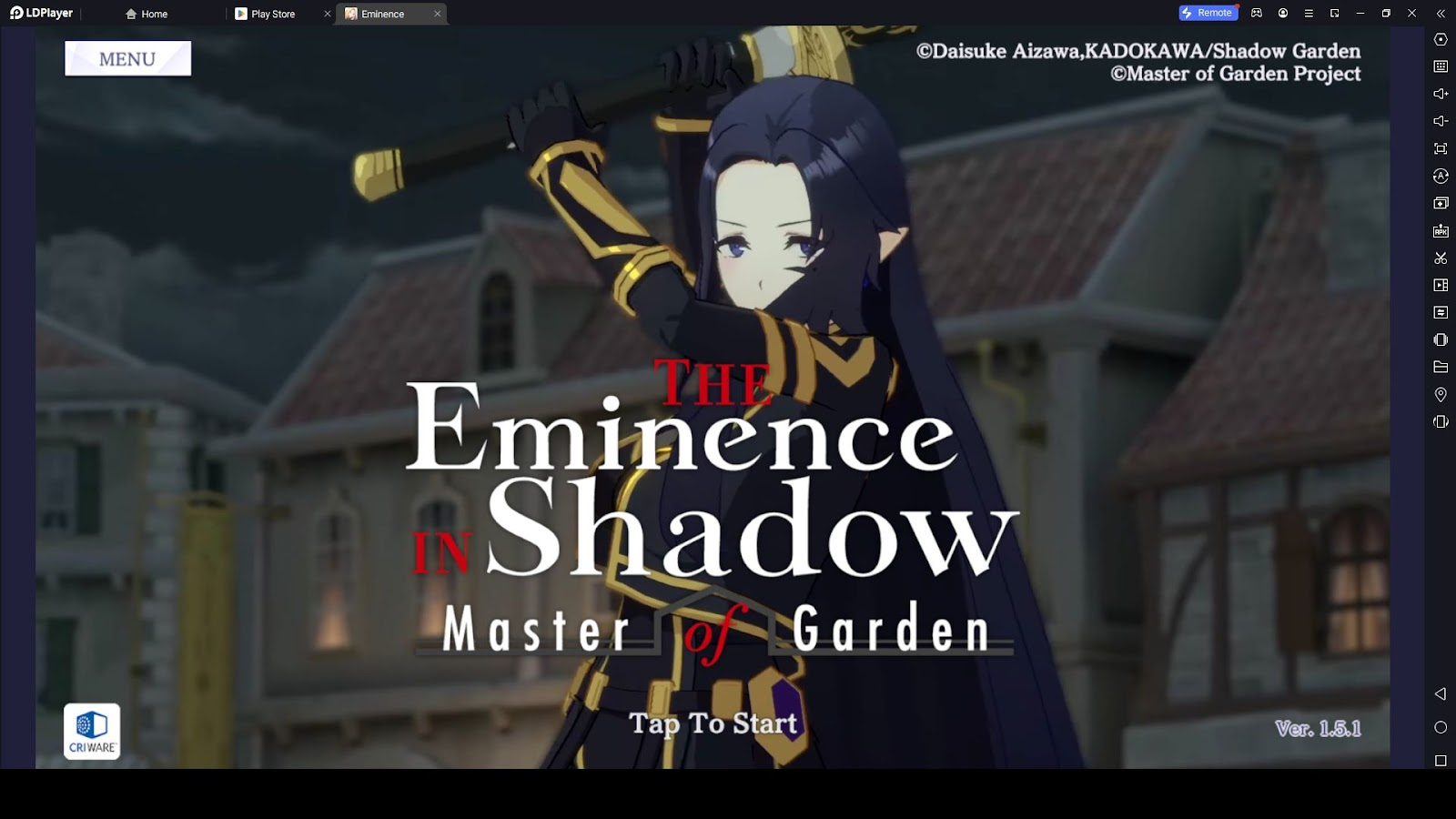Thr Eminence in Shadow: Master of Garden, adventure