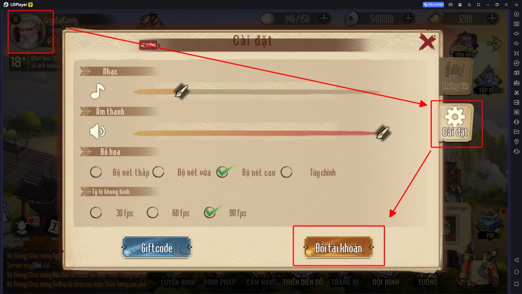 『HƯỚNG DẪN』Reroll Tam Quốc Chí Tôn tự động, nhanh và chuẩn nhiều tài khoản