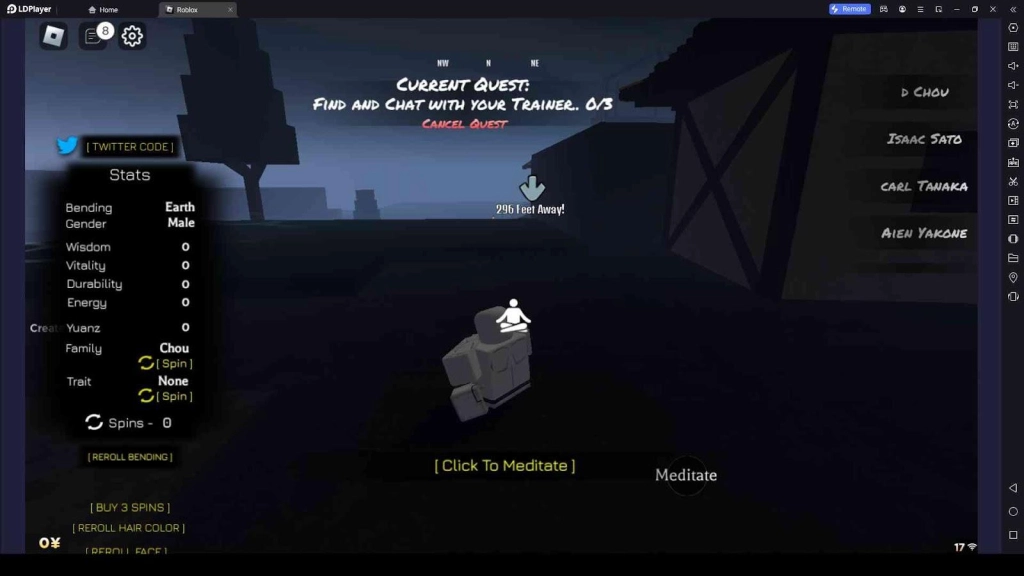 Roblox Avatar Rogue Benders Codes: Master the Elements - 2023 November