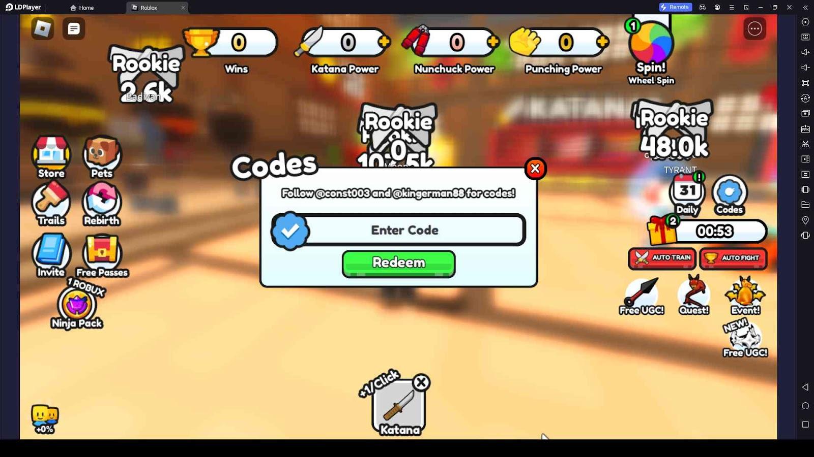 All Ninja Fighting Simulator codes to redeem for free pets