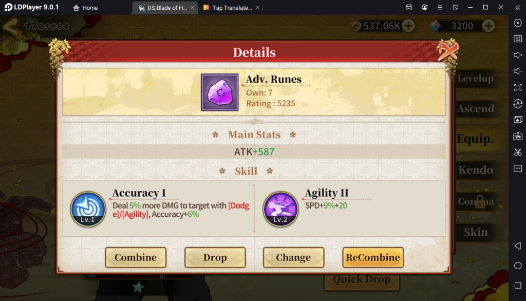 『HƯỚNG DẪN』Rage of Demon King: Hướng Dẫn Build Nhân Vật Sakonji Chuẩn