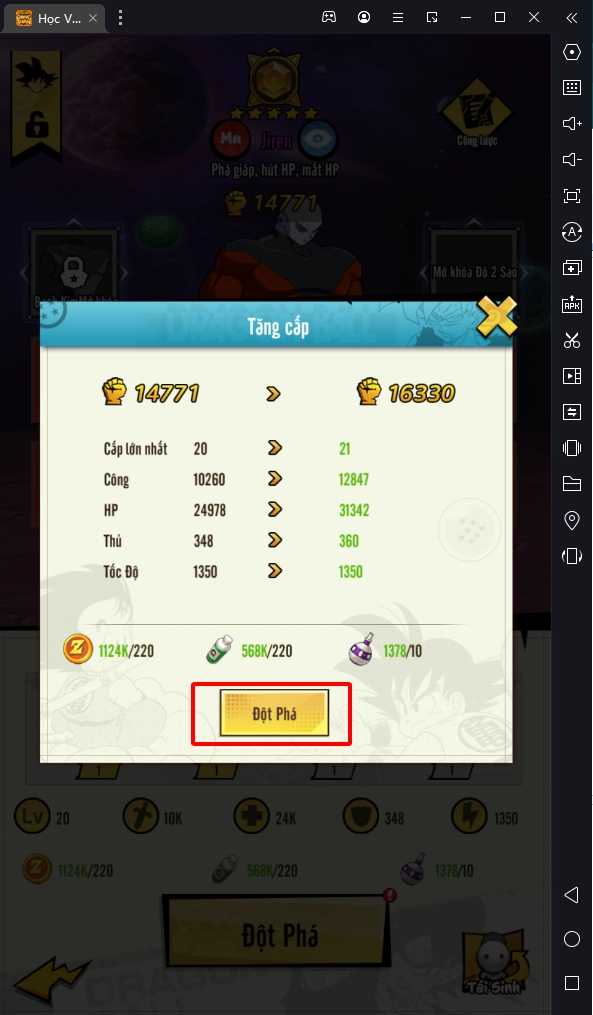 『HƯỚNG DẪN』Học Viện Rồng Thần - Nâng cấp tướng, tăng lực chiến