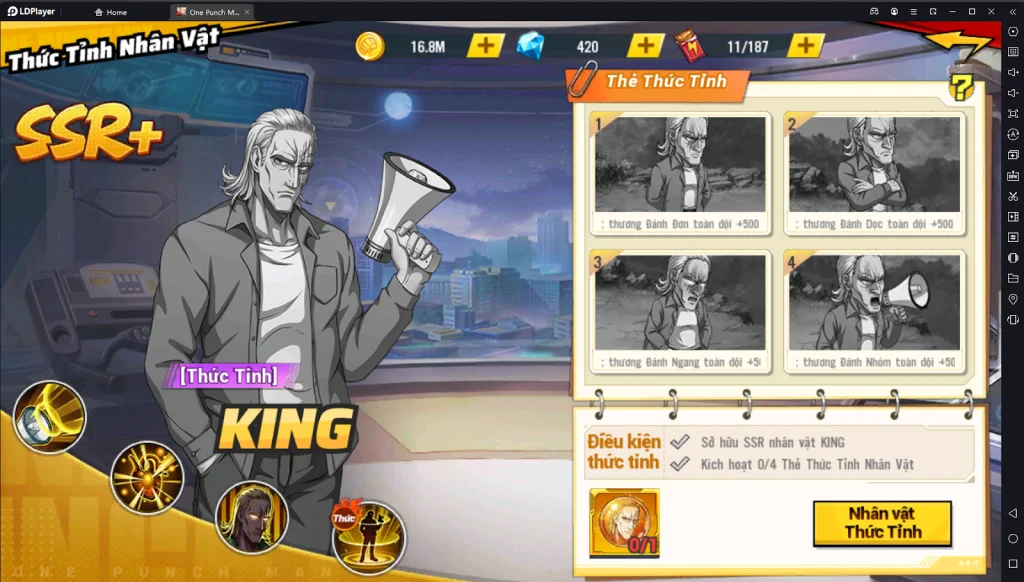 『HƯỚNG DẪN』Chi Tiết Metal Bat SSR+ One Punch Man The Strongest & cách tải game trên PC