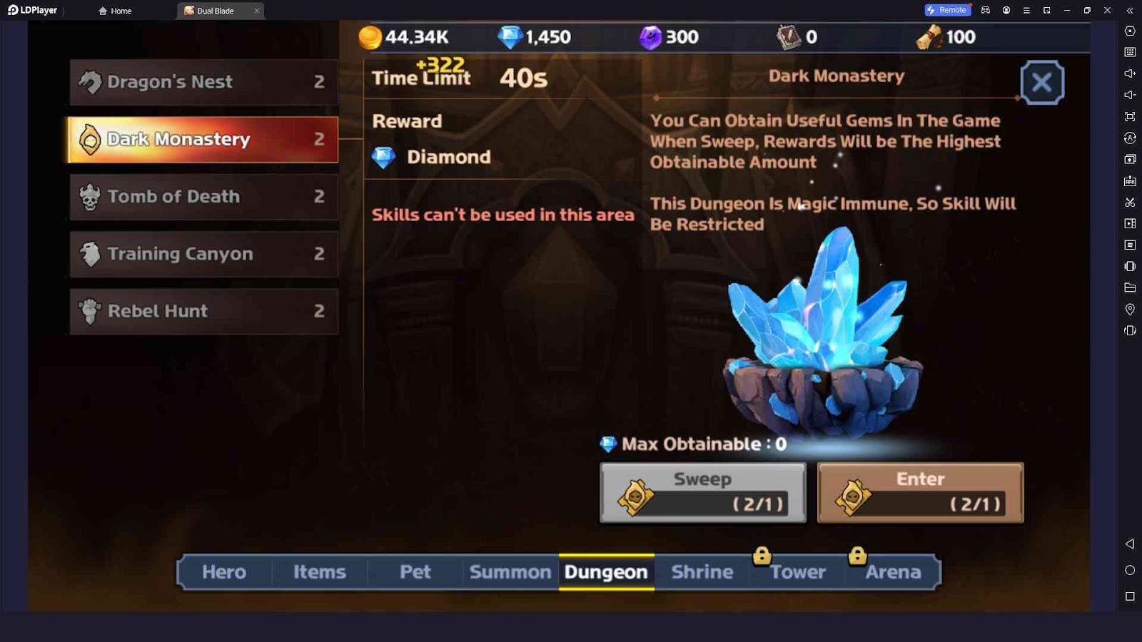 Take Part in Dungeon Battles and Earn More Rewards