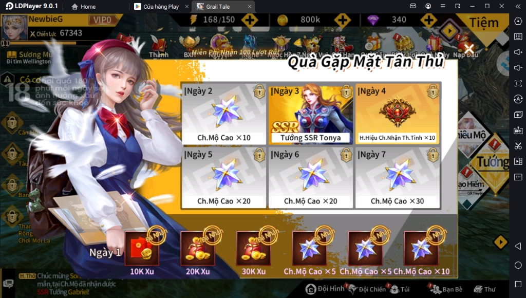『HƯỚNG DẪN』Grail Tale: Hướng Dẫn Tân Thủ Chơi Chuẩn Giai Đoạn Đầu