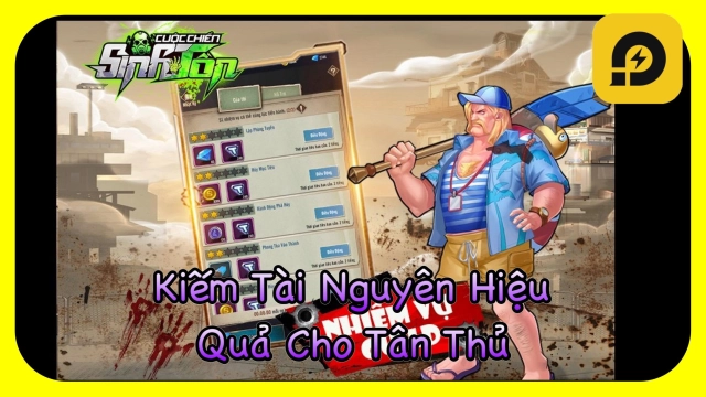 『HƯỚNG DẪN Cuộc Chiến Sinh Tồn: Cách Kiếm Tài Nguyên Hiệu Quả Cho Tân Thủ